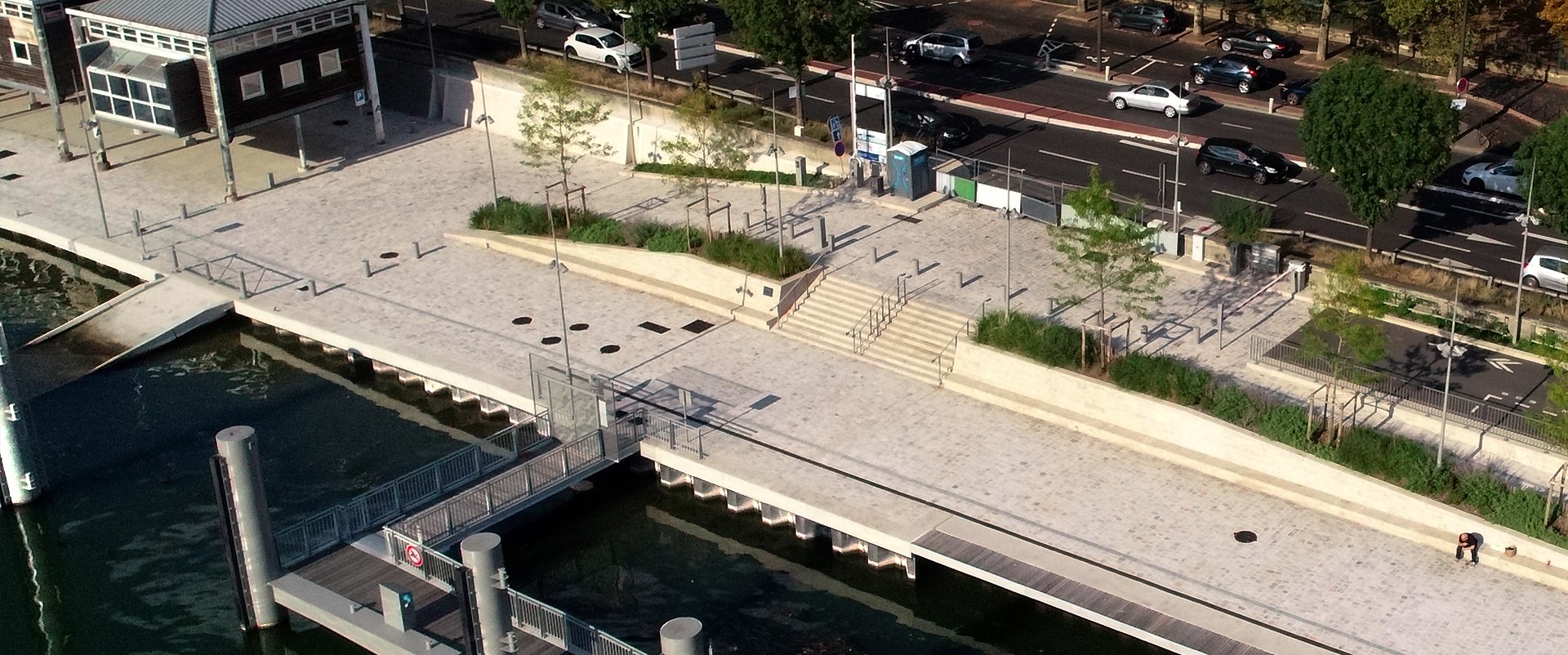 Réaménagement du port de Boulogne-Legrand à Boulogne-Billancourt