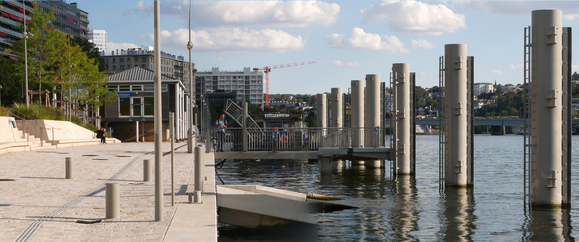 Réaménagement du port de Boulogne-Legrand à Boulogne-Billancourt