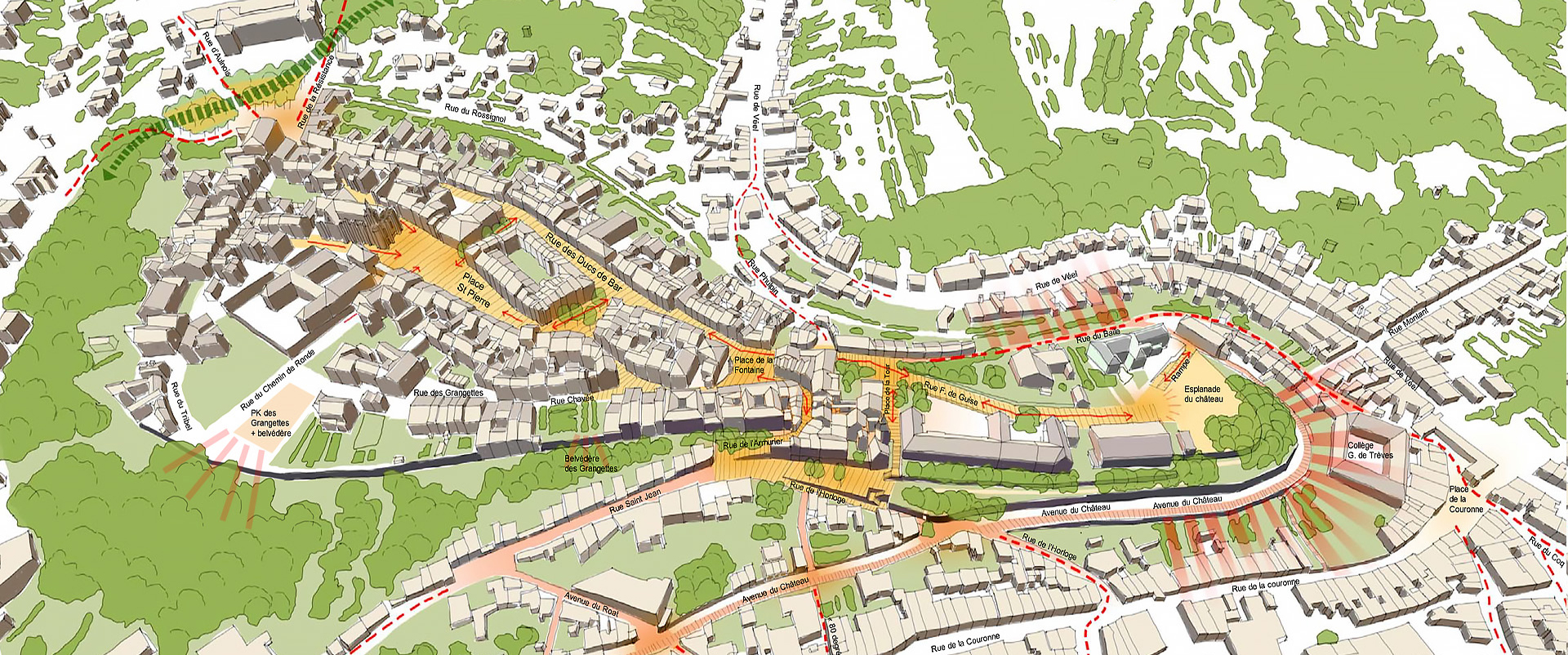 Aménagement du quartier de la Ville-Haute à Bar-le-Duc