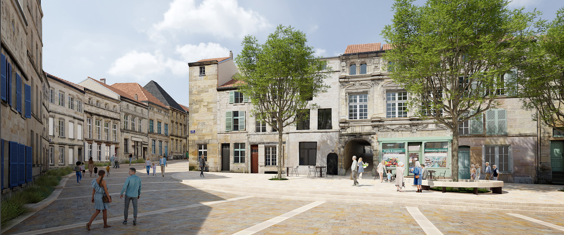 Aménagement du quartier de la Ville-Haute à Bar-le-Duc