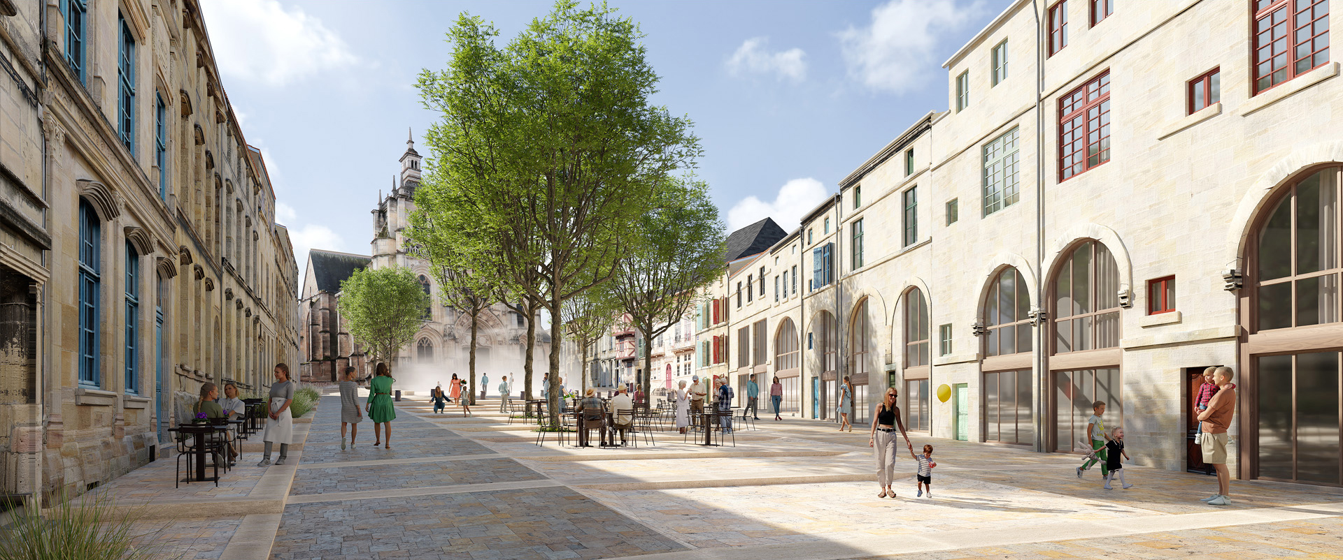 Aménagement du quartier de la Ville-Haute à Bar-le-Duc