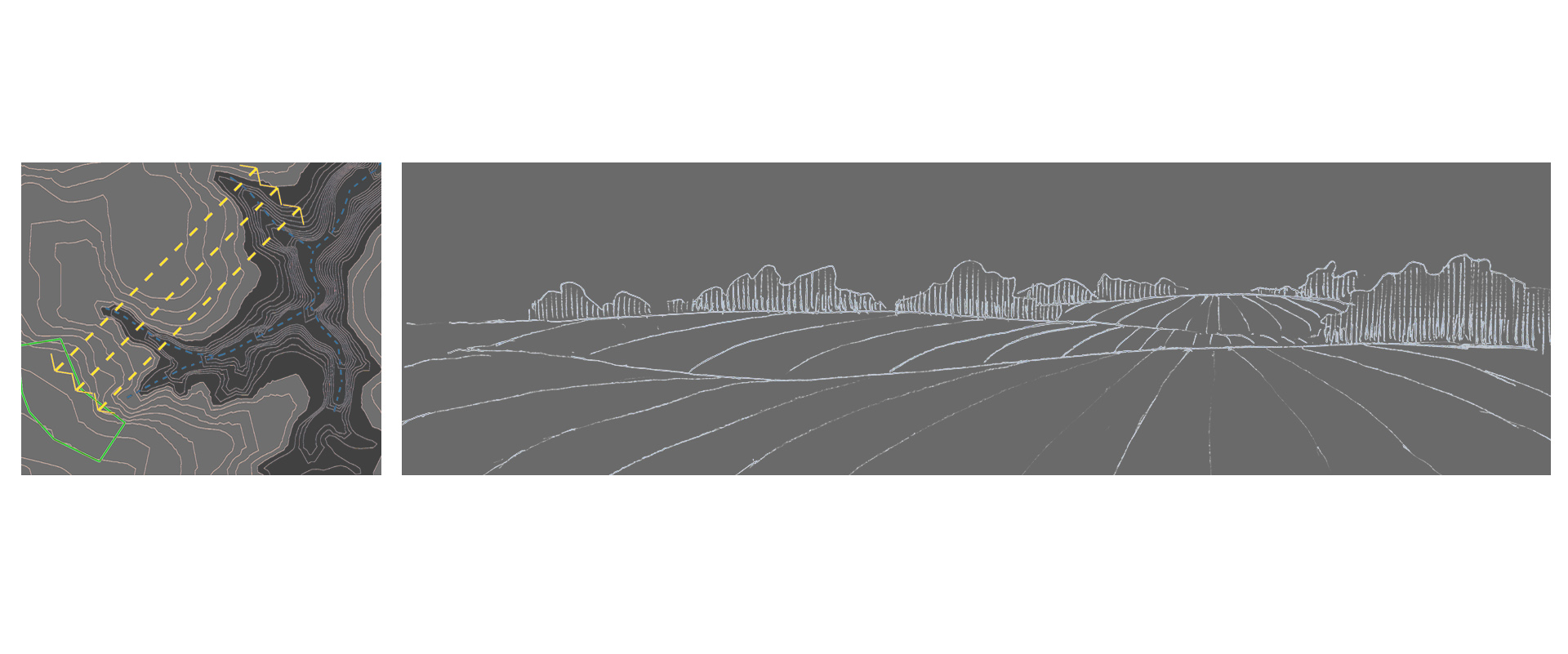 Analyse des paysages des environs de Bourneville