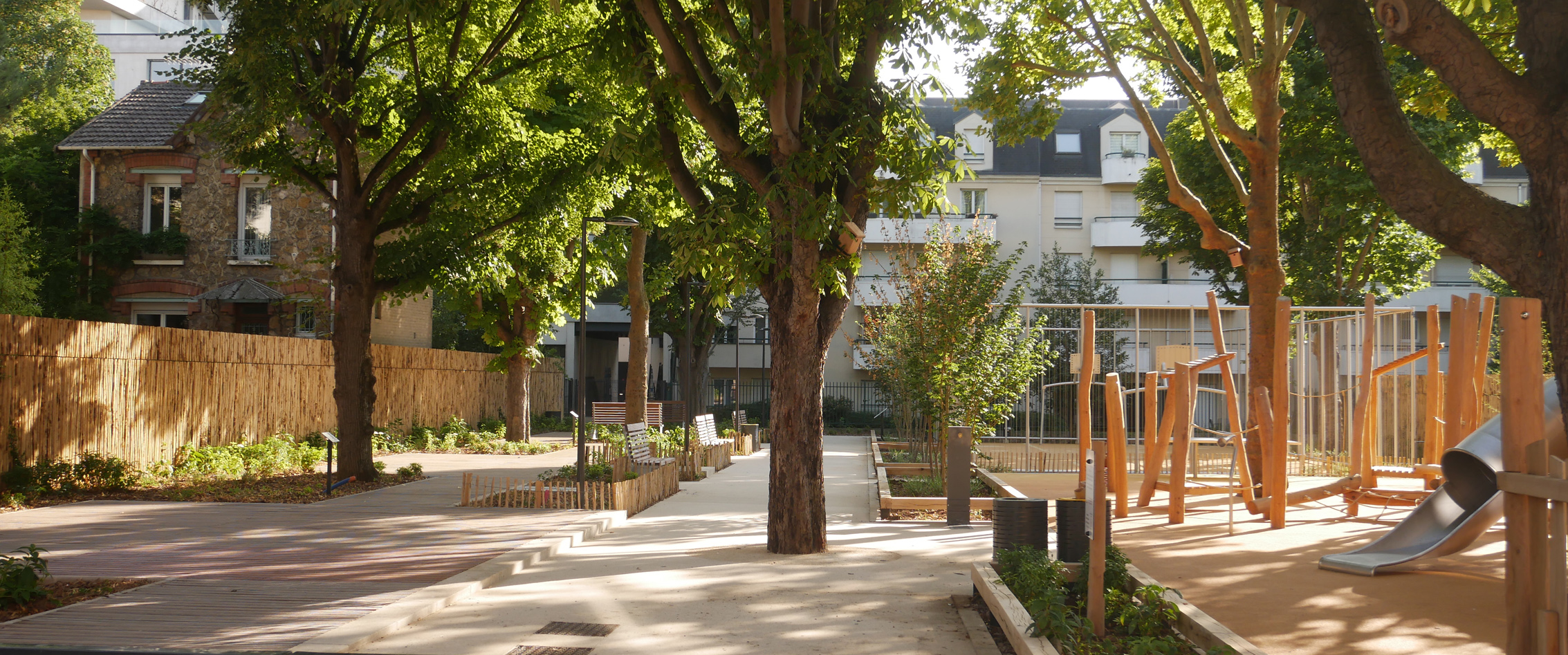 Aménagement du square Colbert à Colombes