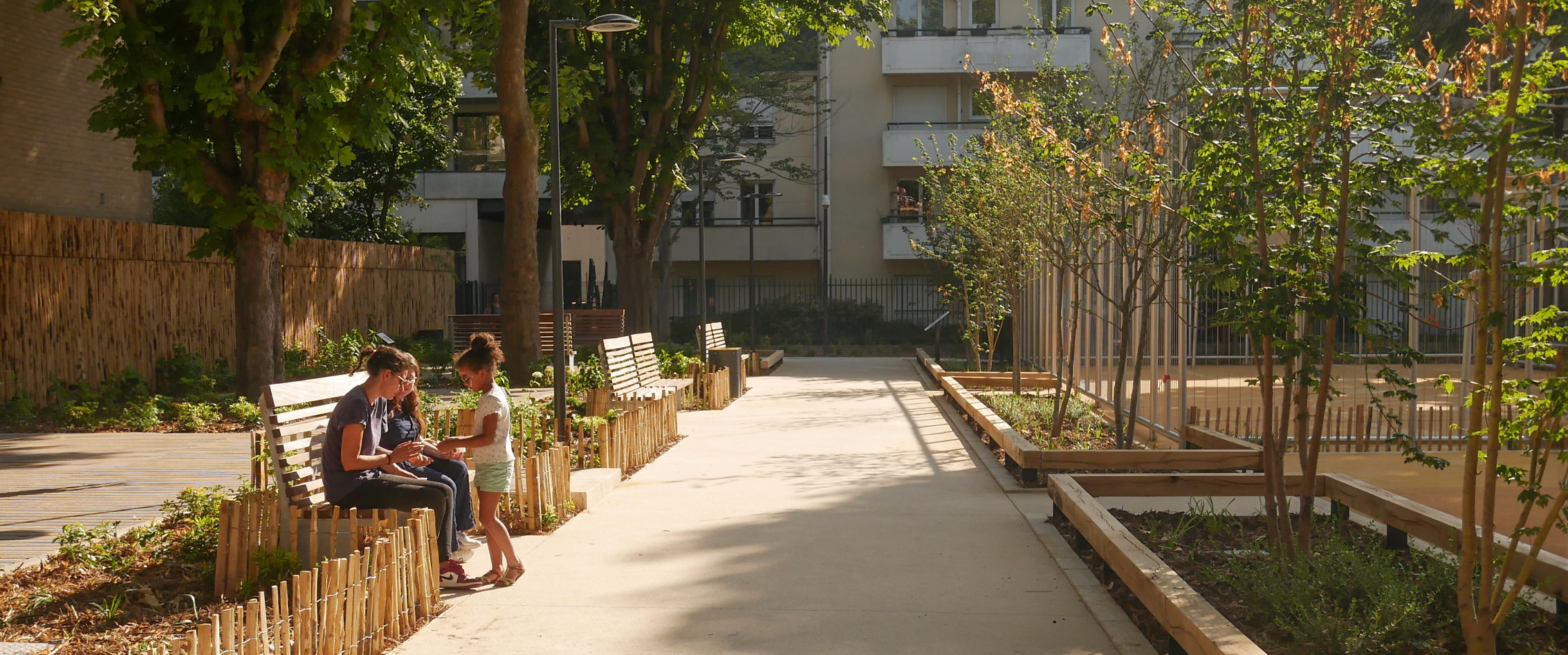Aménagement du square Colbert à Colombes