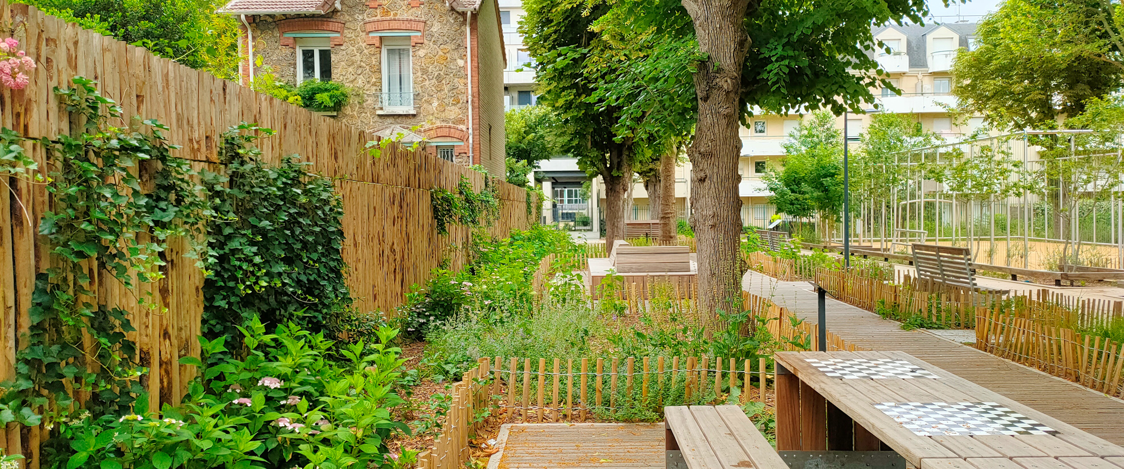Aménagement du square Colbert à Colombes