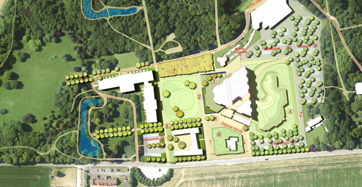 Restructuration de l&rsquo;hôpital Forcilles à Férolles-Attilly