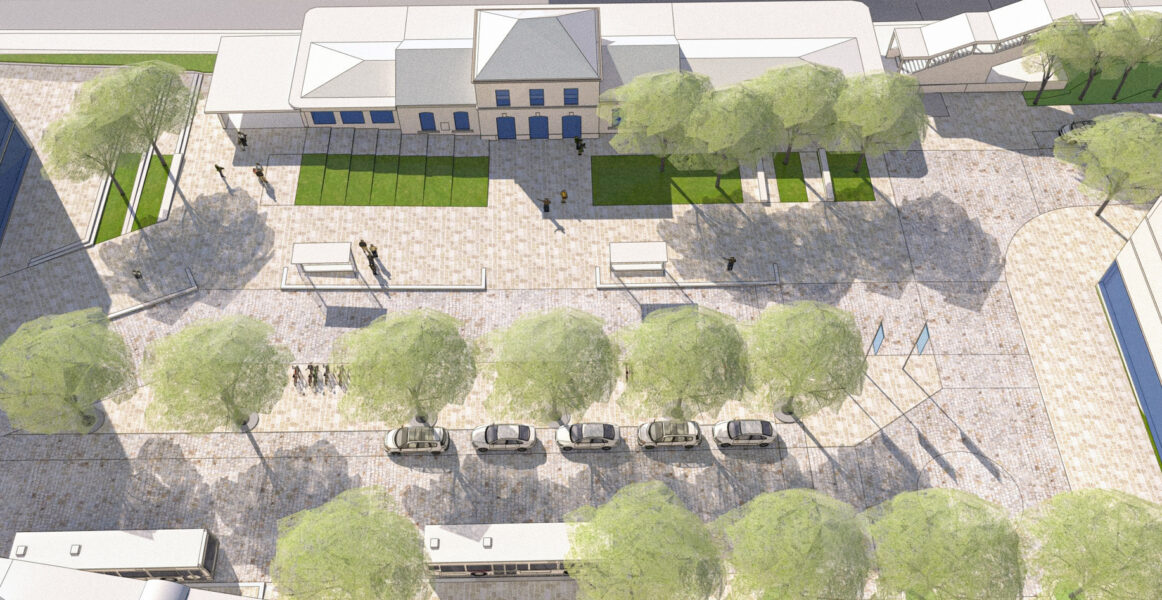 Étude de faisabilité des espaces publics de la place de la gare Robinson à Sceaux