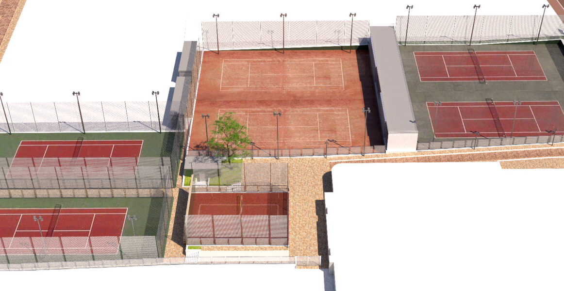Aménagement des abords du tennis club de Sceaux et du complexe sportif de la rue de l&rsquo;Yser