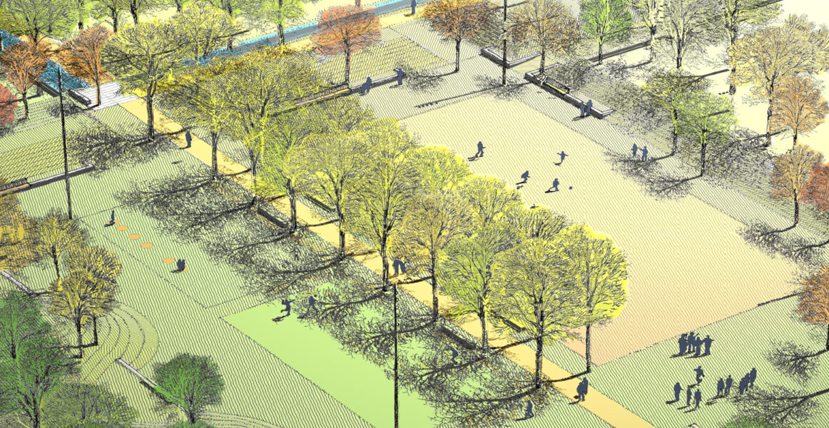 Aménagement des espaces publics du quartier de Presles à Soissons