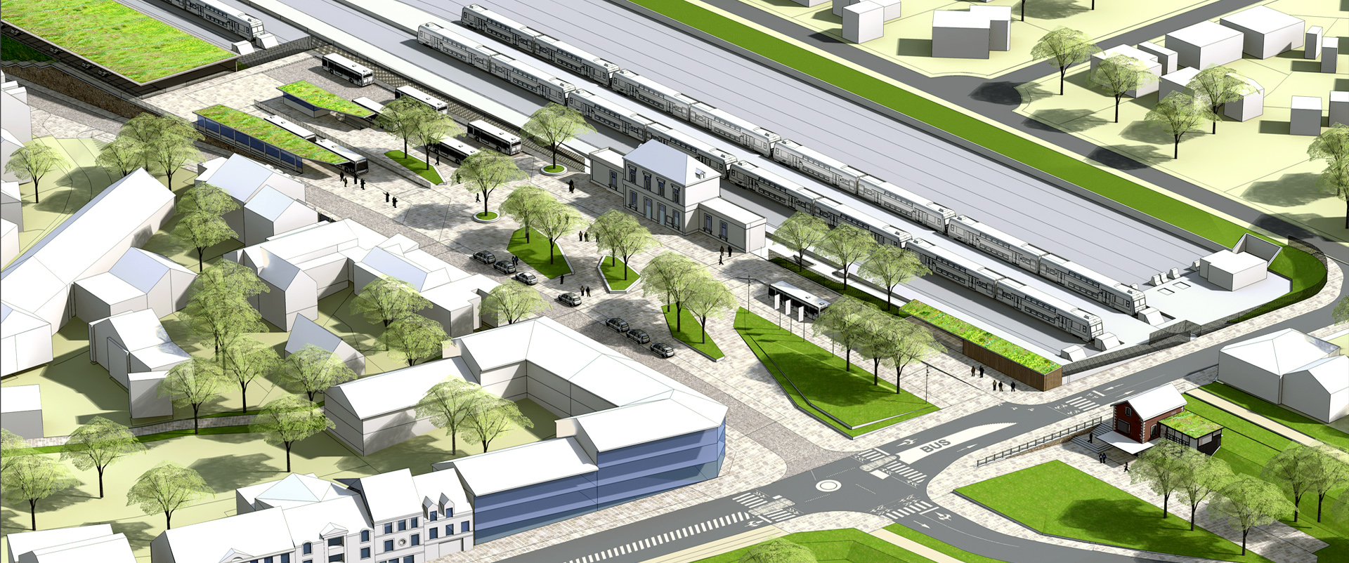 Pôle de mobilités - Gare de Saint-Rémy-lès-Chevreuse