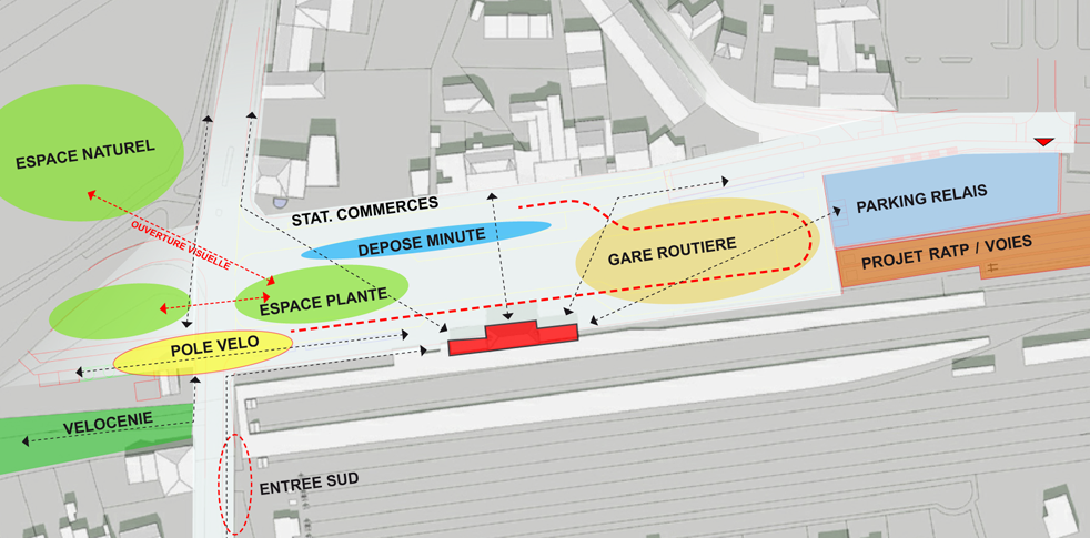 Pôle de mobilités - Gare de Saint-Rémy-lès-Chevreuse