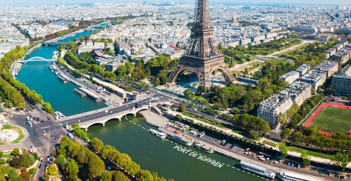 Réaménagement du port de Suffren à Paris