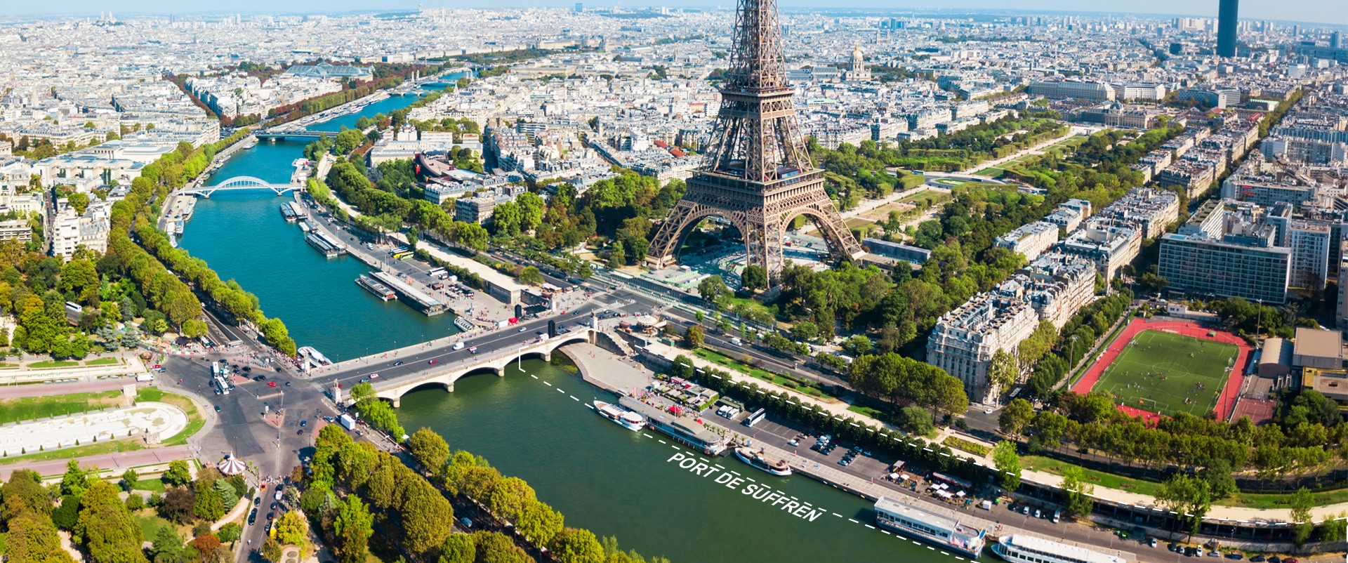 Réaménagement du port de Suffren à Paris