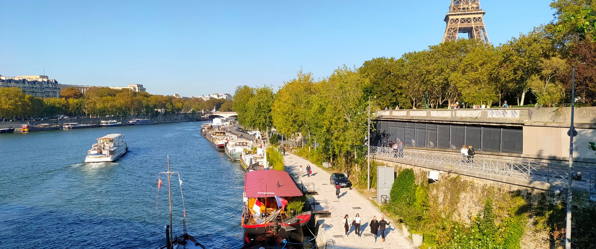 Réaménagement du port de Suffren à Paris