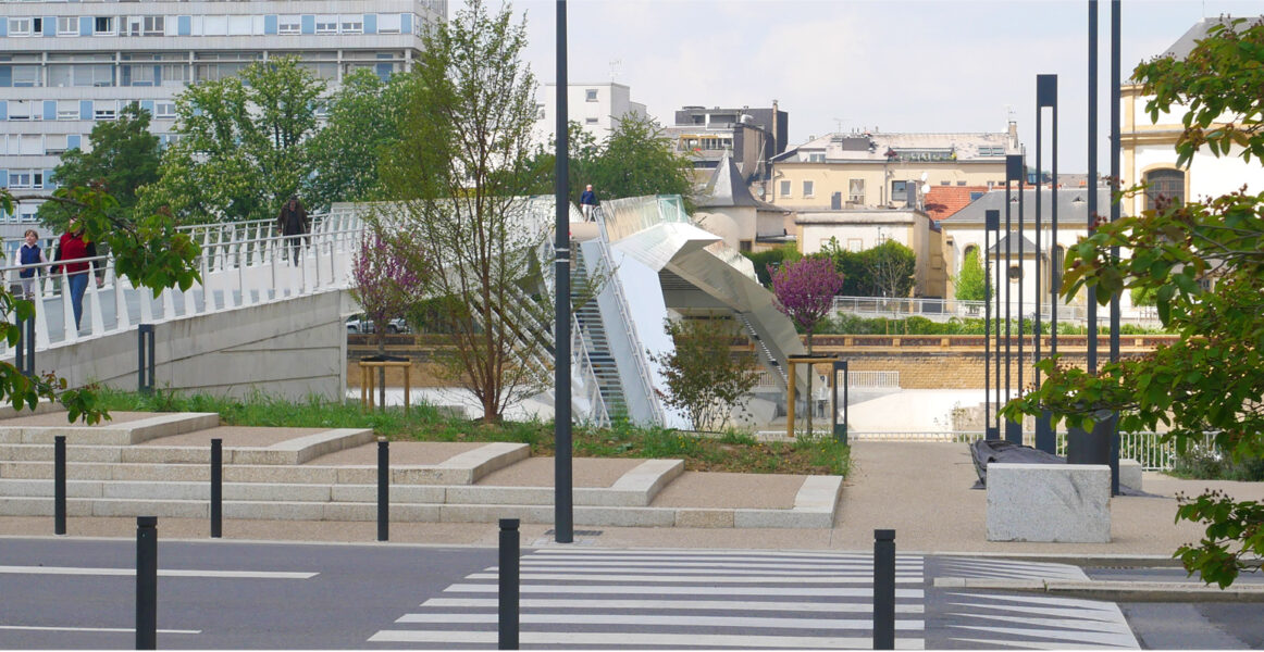 Aménagement des espaces publics en rives de la Moselle à Thionville / Construction d&rsquo;une passerelle